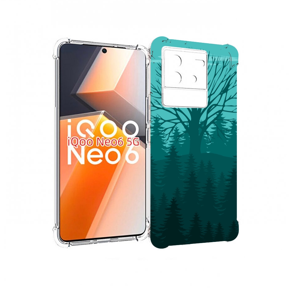 

Чехол MyPads Лес для Vivo iQoo Neo 6 5G, Прозрачный, Tocco