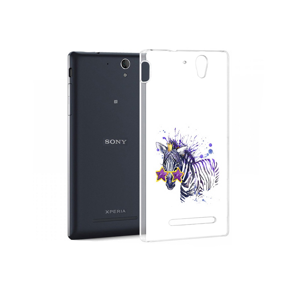 

Чехол MyPads Tocco для Sony Xperia C5 Ultra акварельная зебра (PT16261.253.215), Прозрачный, Tocco