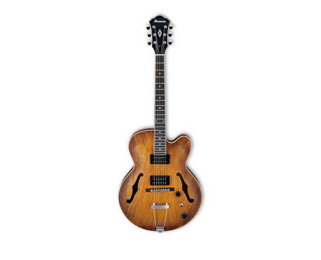 

IBANEZ ARTCORE AF55-TF TOBACCO FLAT полуакустическая электрогитара, цвет санбёрст (матовый