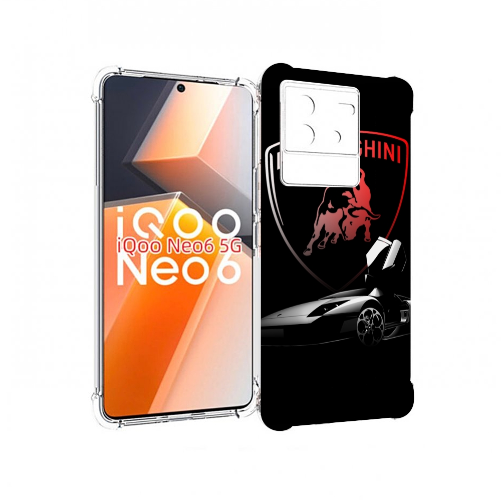 

Чехол MyPads Ламборгини-black мужской для Vivo iQoo Neo 6 5G, Прозрачный, Tocco