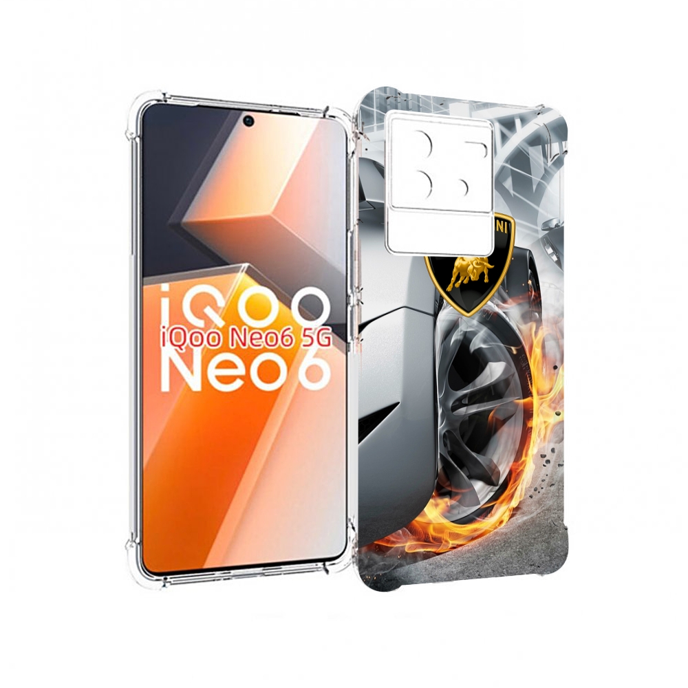 

Чехол MyPads Ламборгини мужской для Vivo iQoo Neo 6 5G, Прозрачный, Tocco