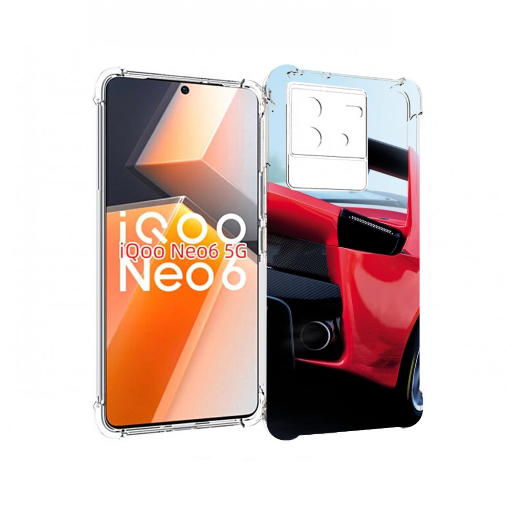 

Чехол MyPads Крыло-машины мужской для Vivo iQoo Neo 6 5G, Прозрачный, Tocco
