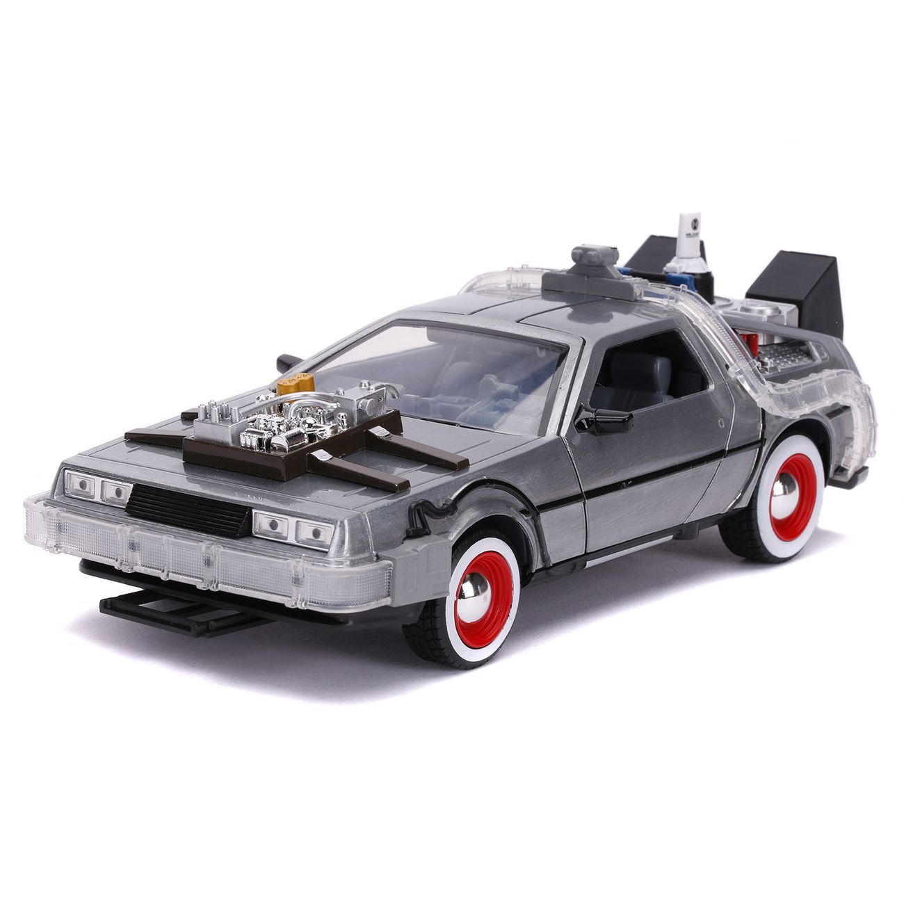 Jada Hollywood Rides: Back to the Future 3: Time Machine Primer Brushed Raw Metal (32166) Jada Toys