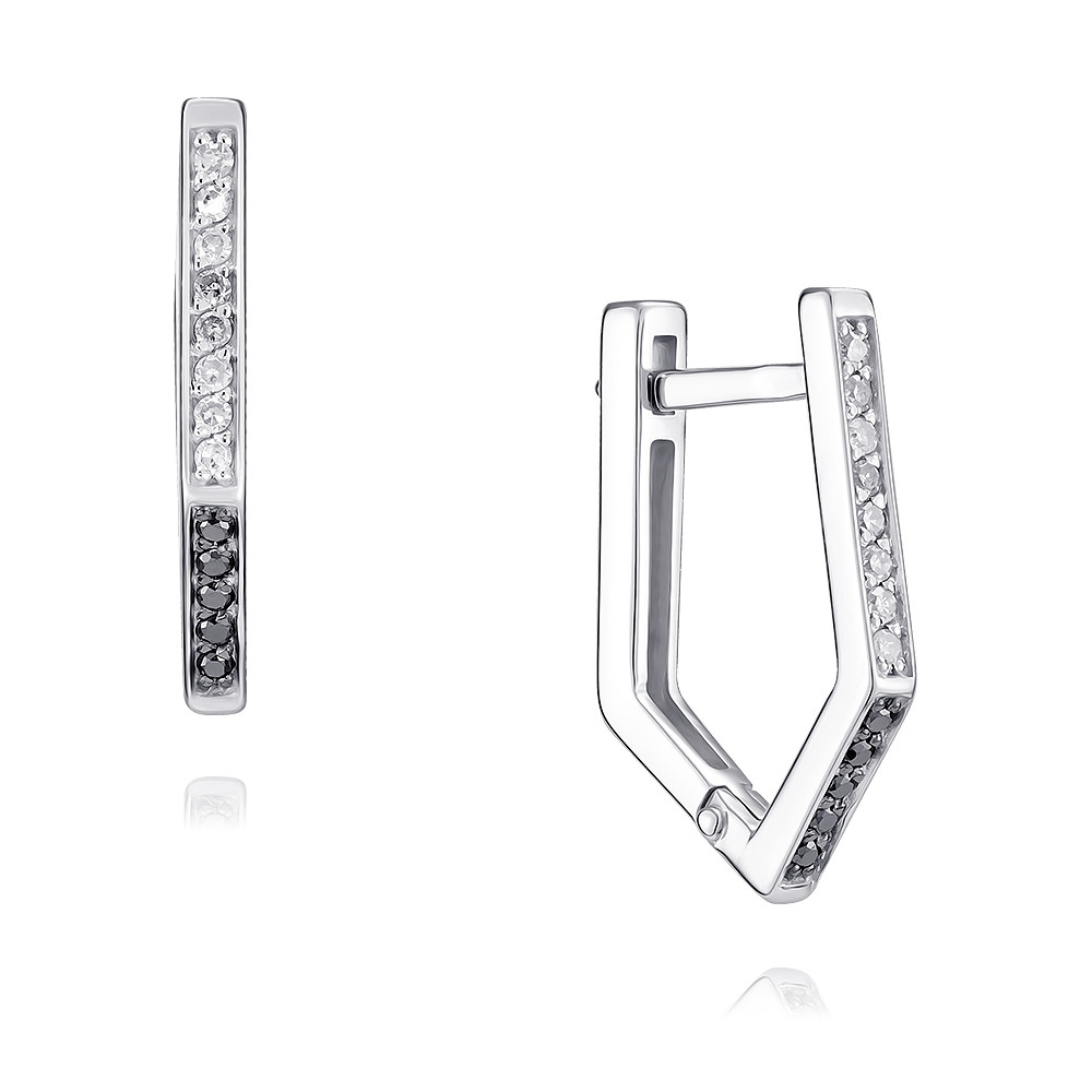 

Серьги из белого золота с бриллиантом ADAMAS 24040494/01-А51ДЧ-421, 24040494/01-А51ДЧ-421
