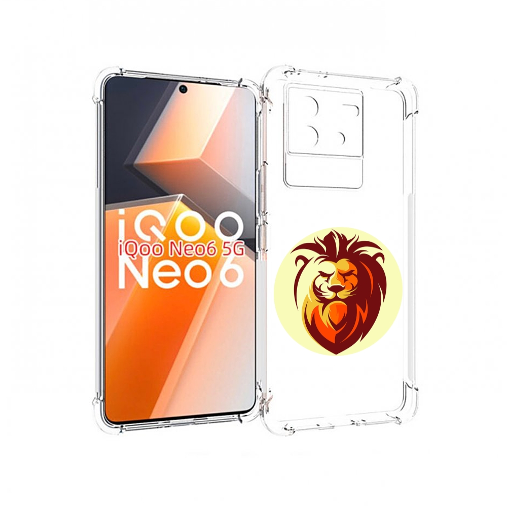 

Чехол MyPads Картинка-Лев для Vivo iQoo Neo 6 5G, Прозрачный, Tocco