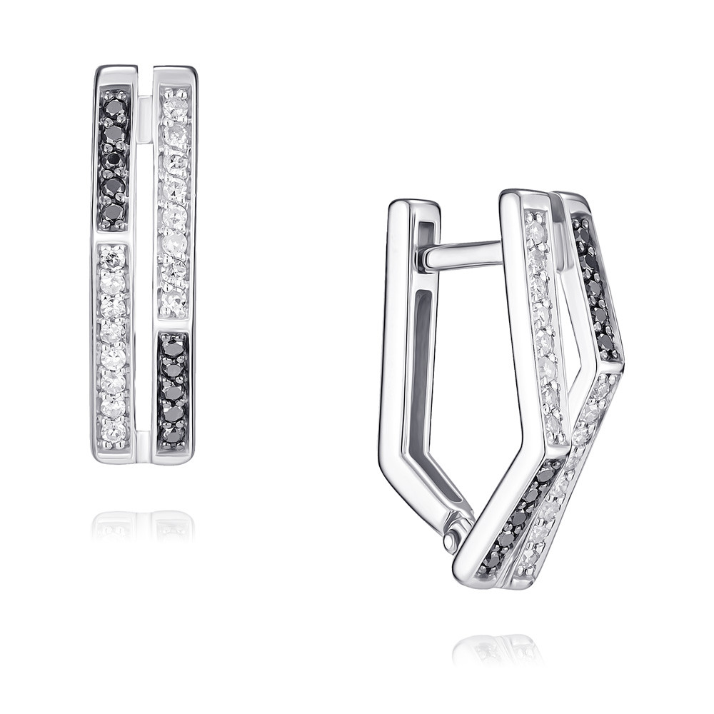 

Серьги из белого золота с бриллиантом ADAMAS 24040478/01-А51ДЧ-421, 24040478/01-А51ДЧ-421
