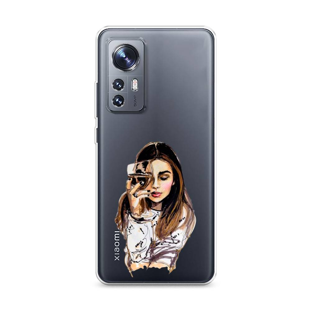 

Чехол Awog на Xiaomi 12/12X/12S "Девушка с бокалом", Разноцветный, 312950-7