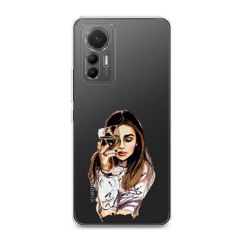 

Чехол Awog на Xiaomi 12 Lite "Девушка с бокалом", Разноцветный, 315050-7