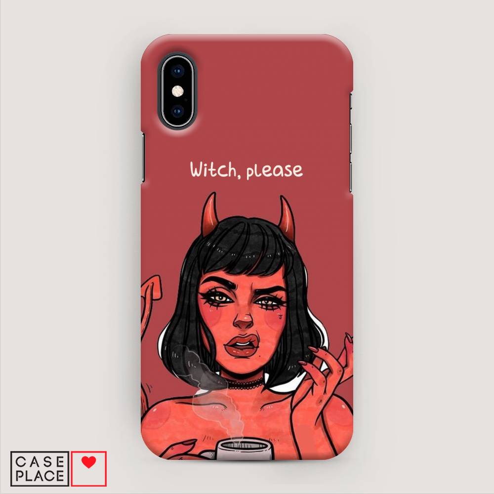 

Пластиковый чехол "Evil Girl" на Apple iPhone XS (10S), 11820-5