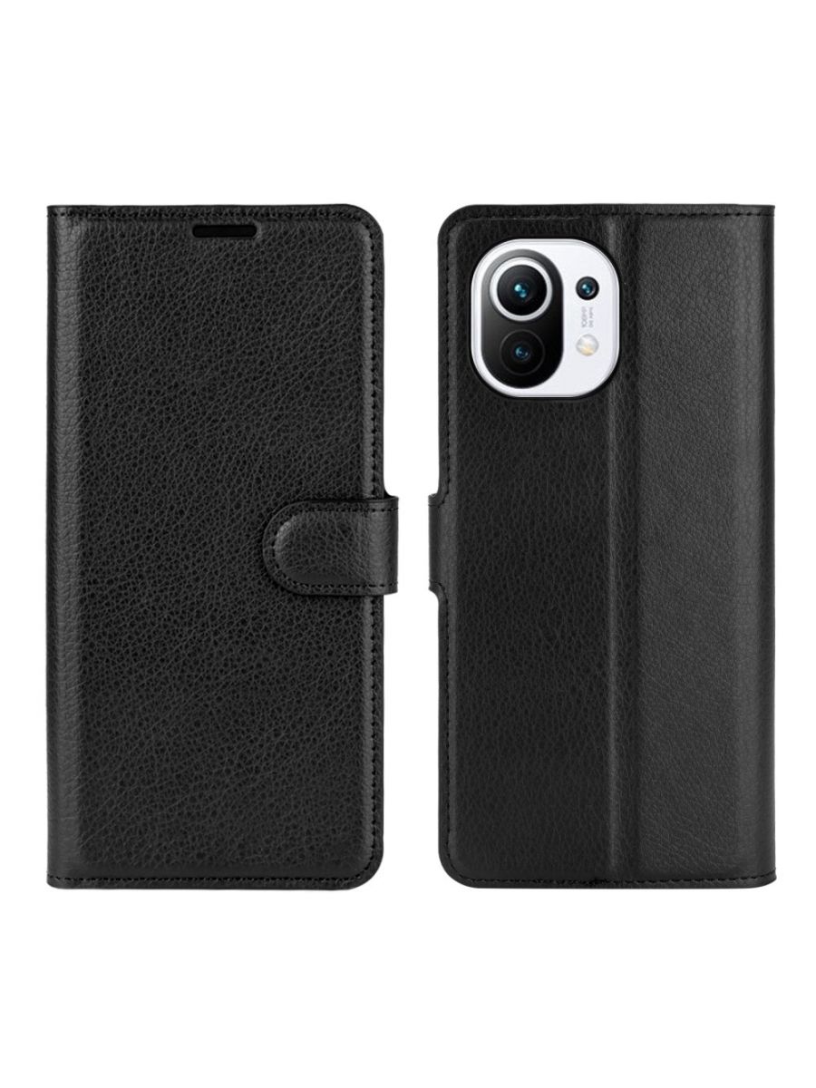 

Чехол Wallet для смартфона Xiaomi Mi 11 черный