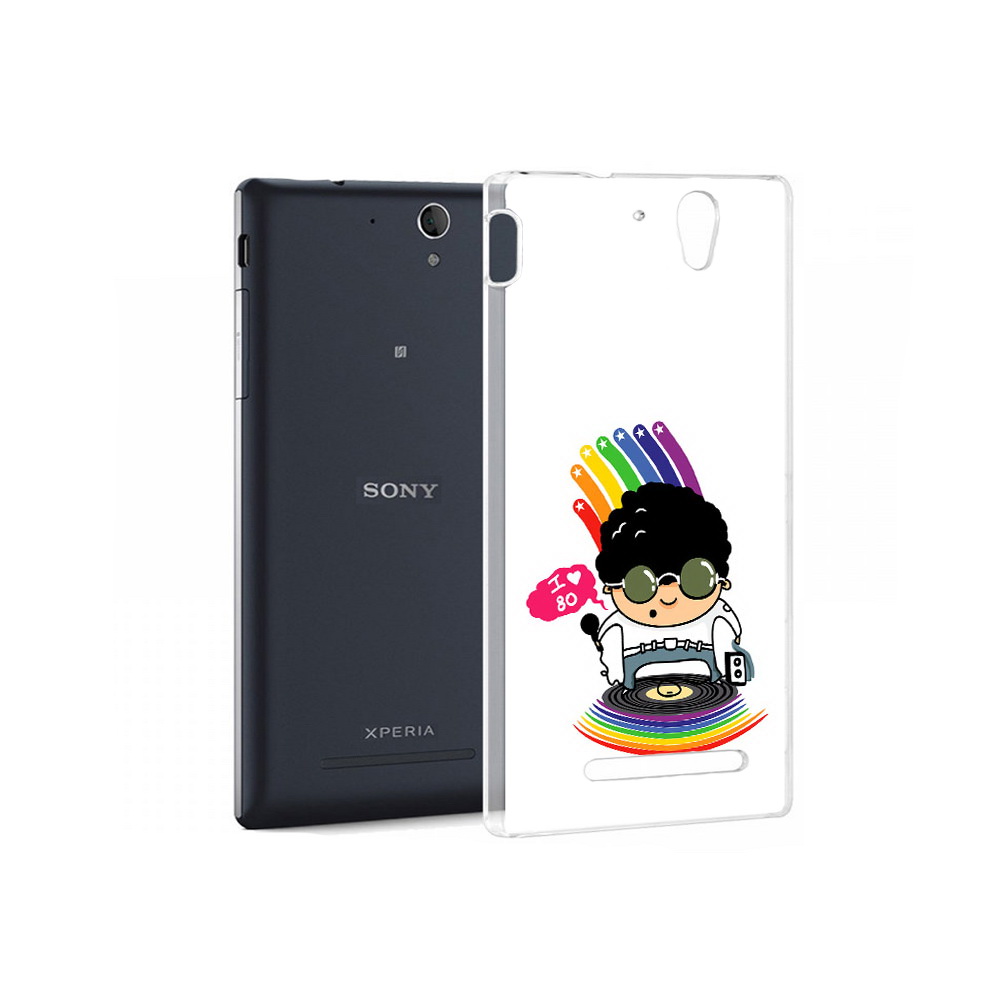 

Чехол MyPads Tocco для Sony Xperia C5 Ultra Я люблю 80-е (PT16261.253.205), Прозрачный, Tocco