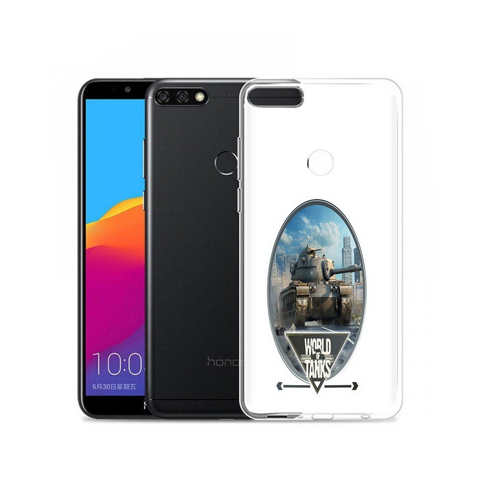 Чехол MyPads Tocco для Honor 7C Pro игра с танками (PT113786.47.375)