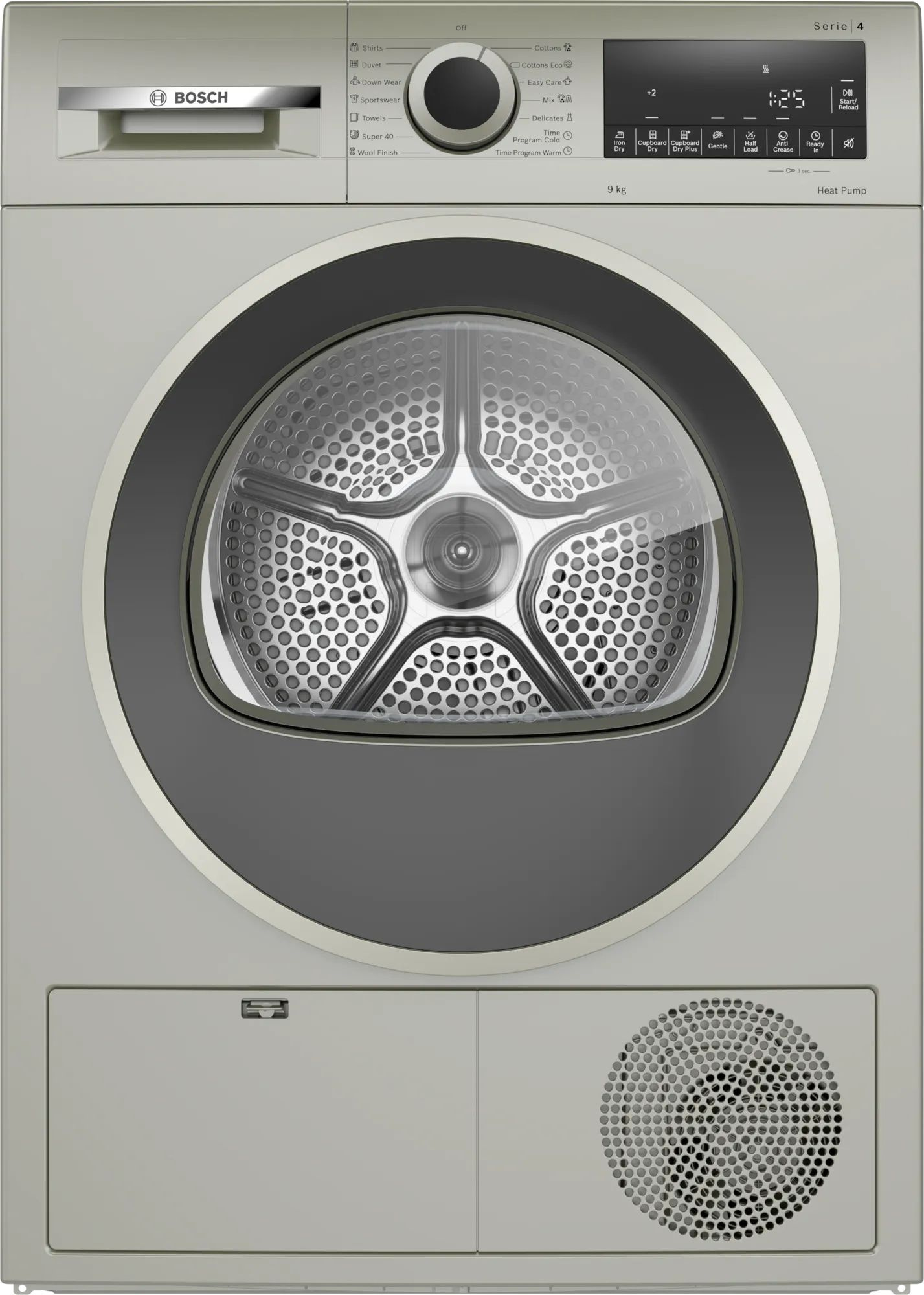 Сушильная машина Bosch WQG1420XME серебристый посудомоечная машина gorenje gs541d10x серебристый