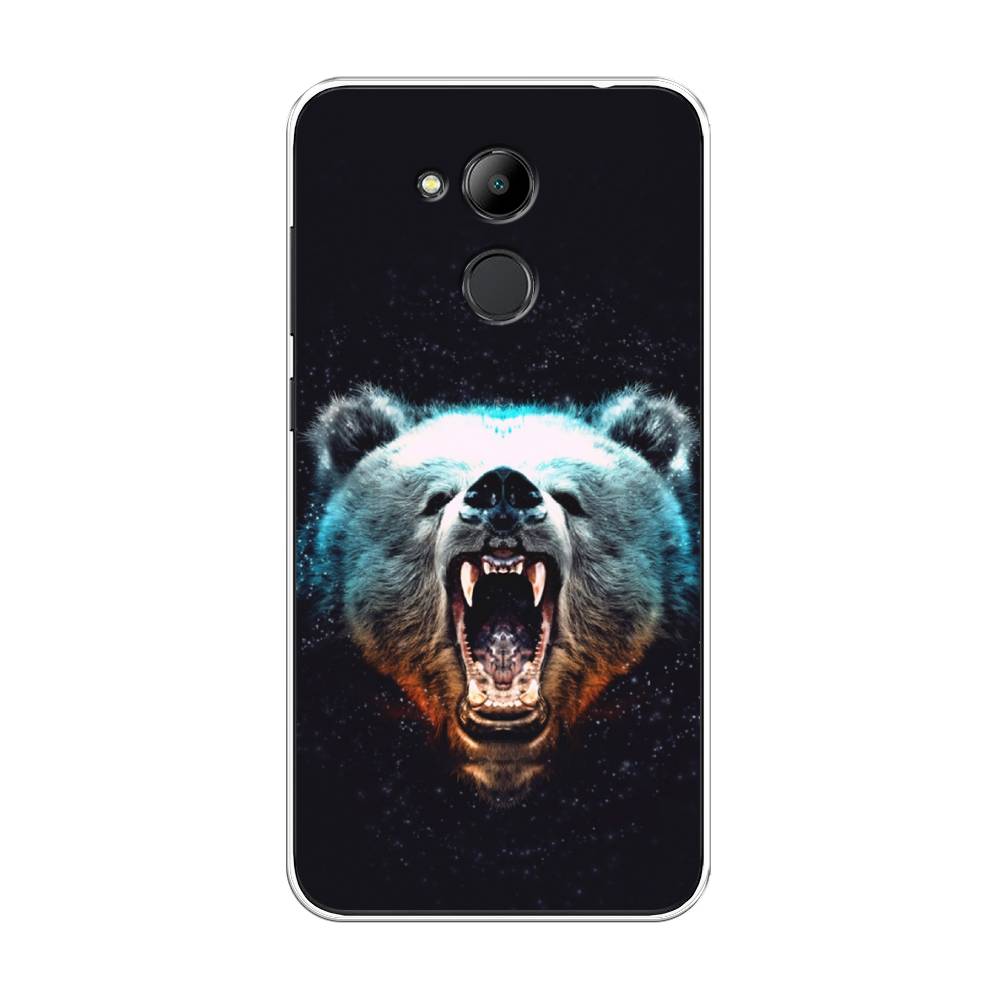 

Чехол Awog на Honor 6C Pro "Медведь", Коричневый;голубой;черный, 63850-2