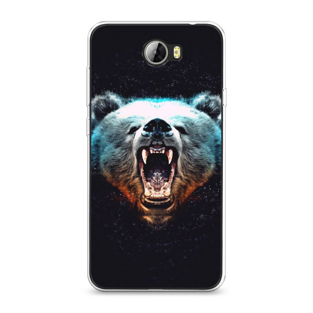 

Чехол Awog на Honor 5A "Медведь", Коричневый;голубой;черный, 60350-2
