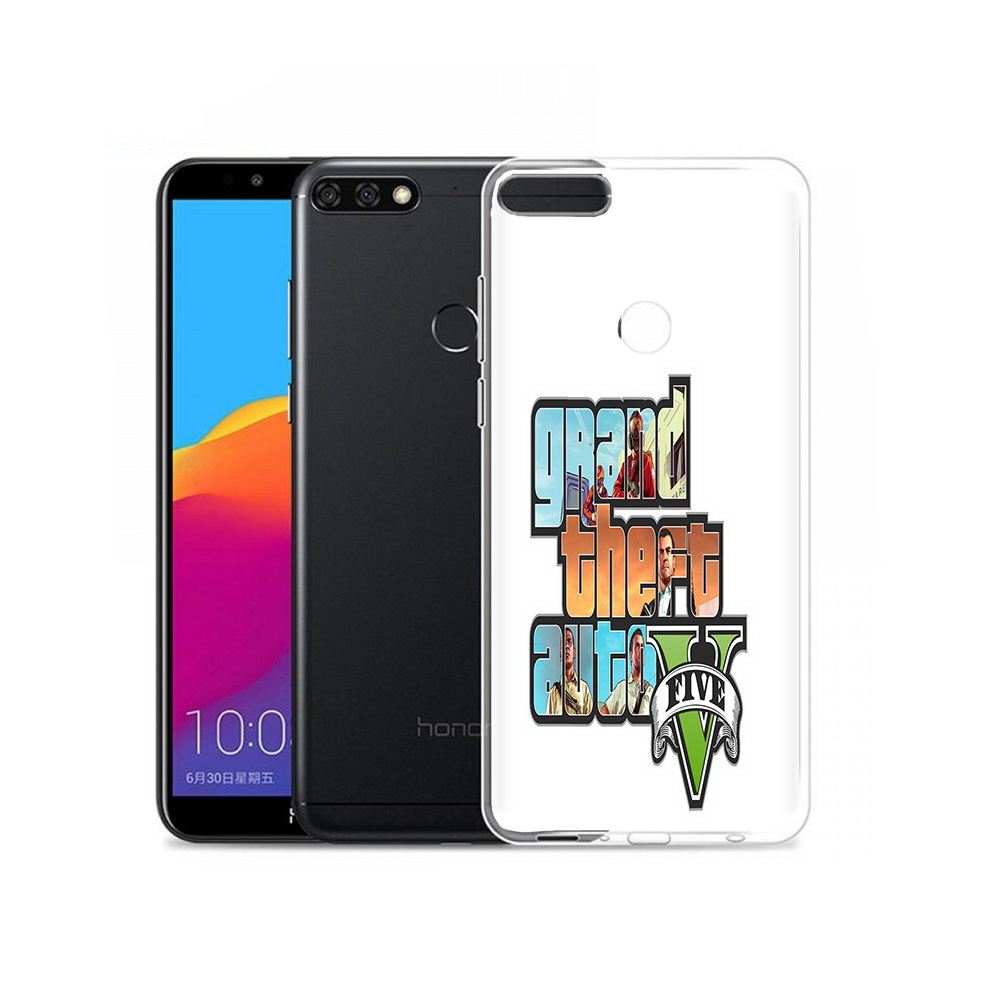 

Чехол MyPads Tocco для Honor 7C Pro игра гта (PT113786.47.373), Прозрачный, Tocco