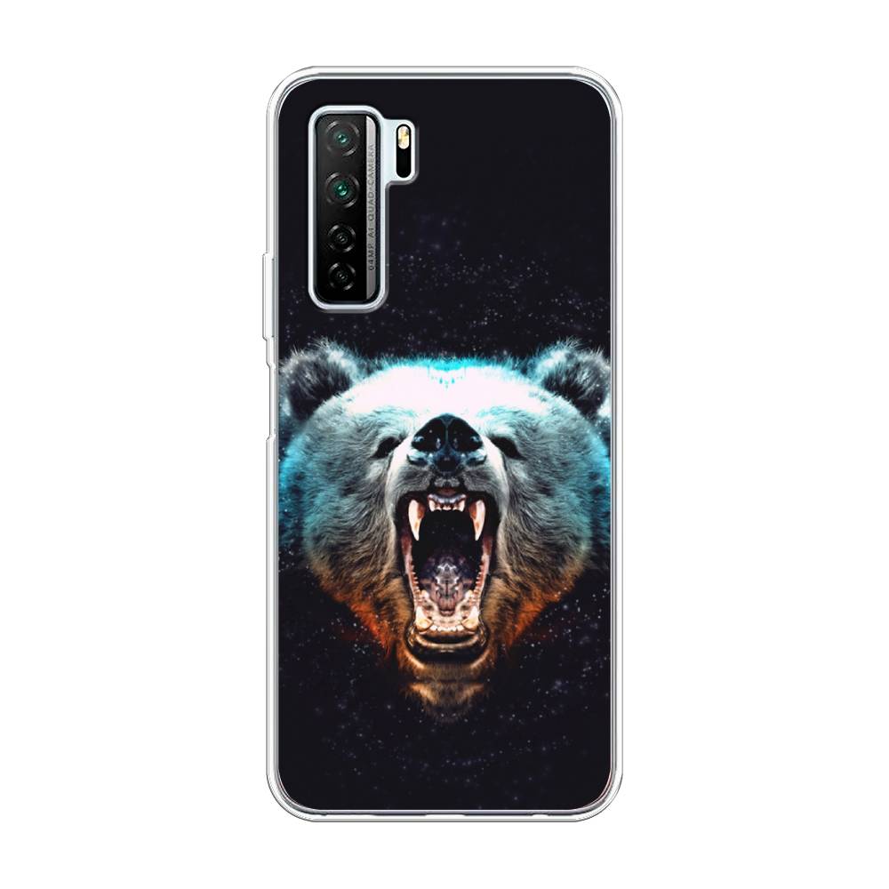 

Чехол Awog на Honor 30S (Global) "Медведь", Коричневый;голубой;черный, 6102850-2