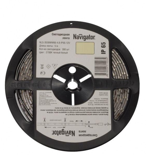 

Светодиодная лента Navigator NLS-3528 71411 5 м белый, NLS-3528
