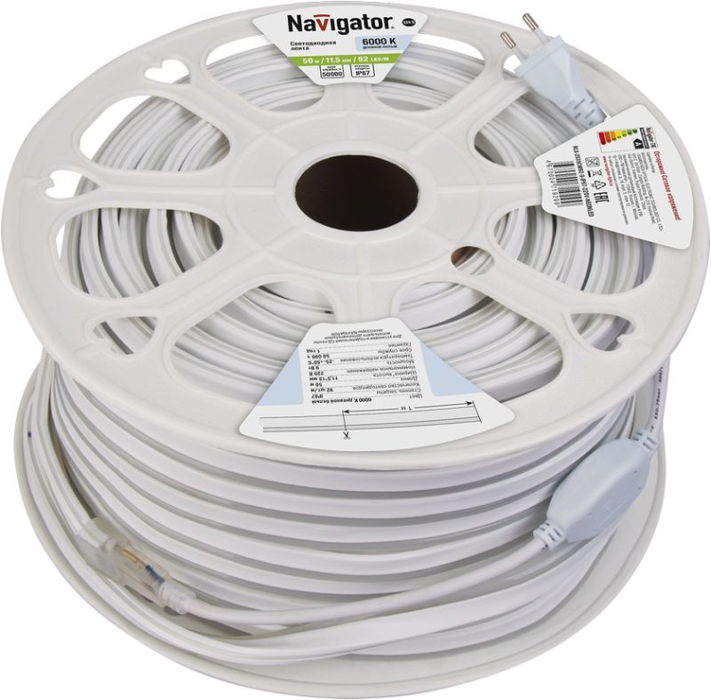 

Светодиодная лента Navigator NLS-2835 71929 20 м белый, NLS-2835