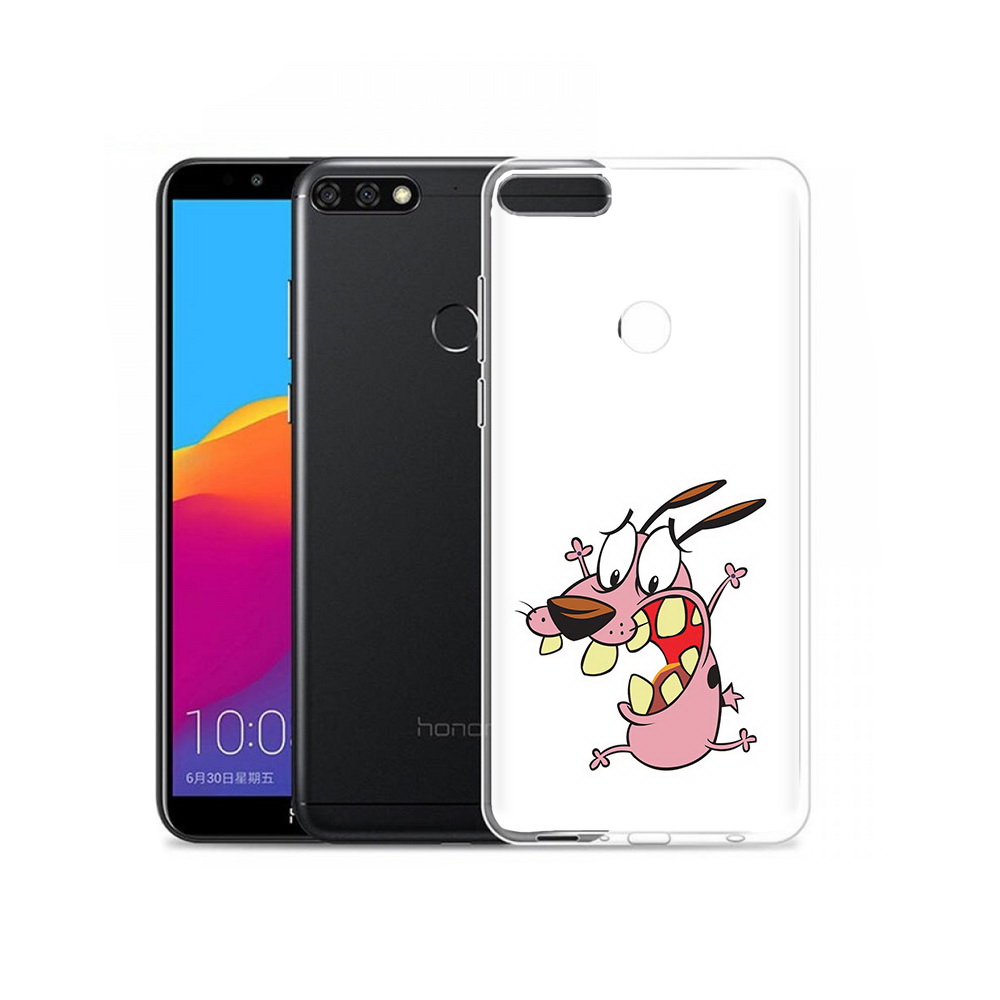 

Чехол MyPads Tocco для Honor 7C Pro зубастый бобик (PT113786.47.371), Прозрачный, Tocco
