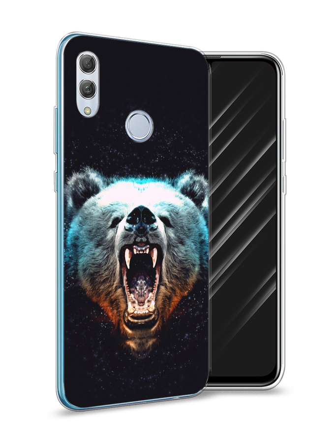 

Чехол Awog на Honor 10 Lite "Медведь", Коричневый;голубой;черный, 67550-2
