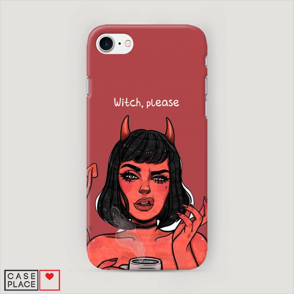 фото Пластиковый чехол "evil girl" на apple iphone 8 awog