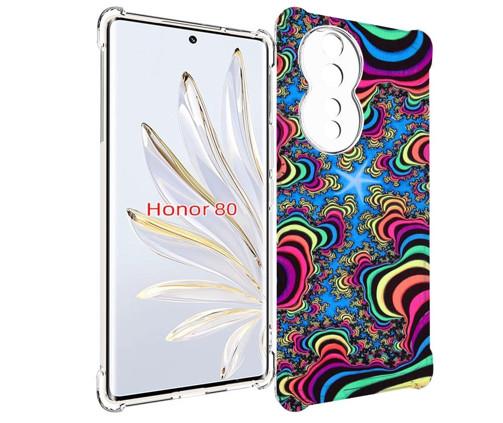 

Чехол MyPads щупальца иллюзия для Honor 80, Прозрачный, Tocco