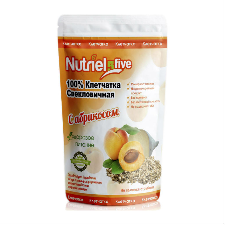 

Nutriel5Five Клетчатка свекловичная с абрикосом дойпак 150 г, 150 г