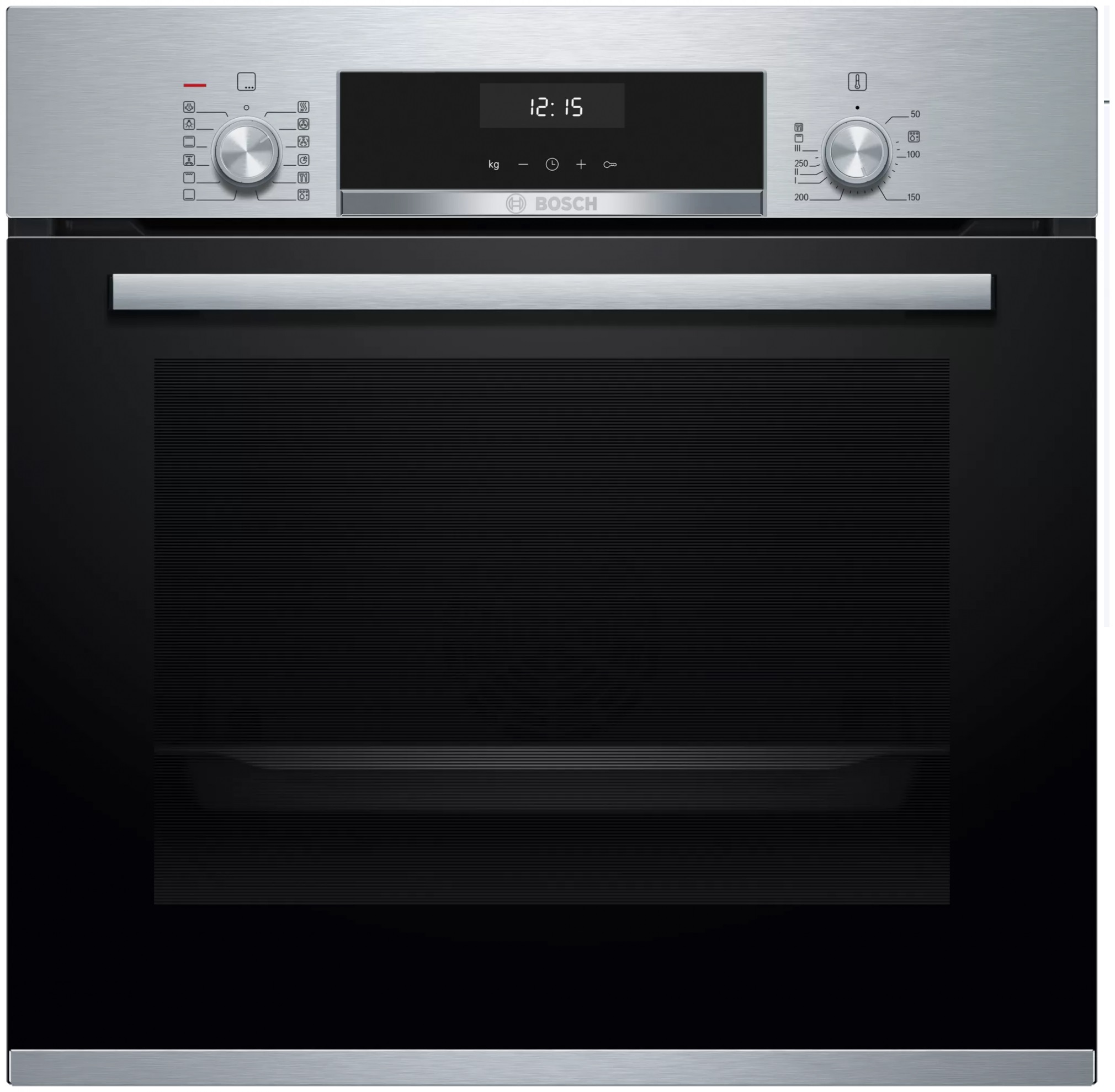 

Встраиваемый электрический духовой шкаф Bosch HIJ517YS0R серебристый, черный, HIJ517YS0R