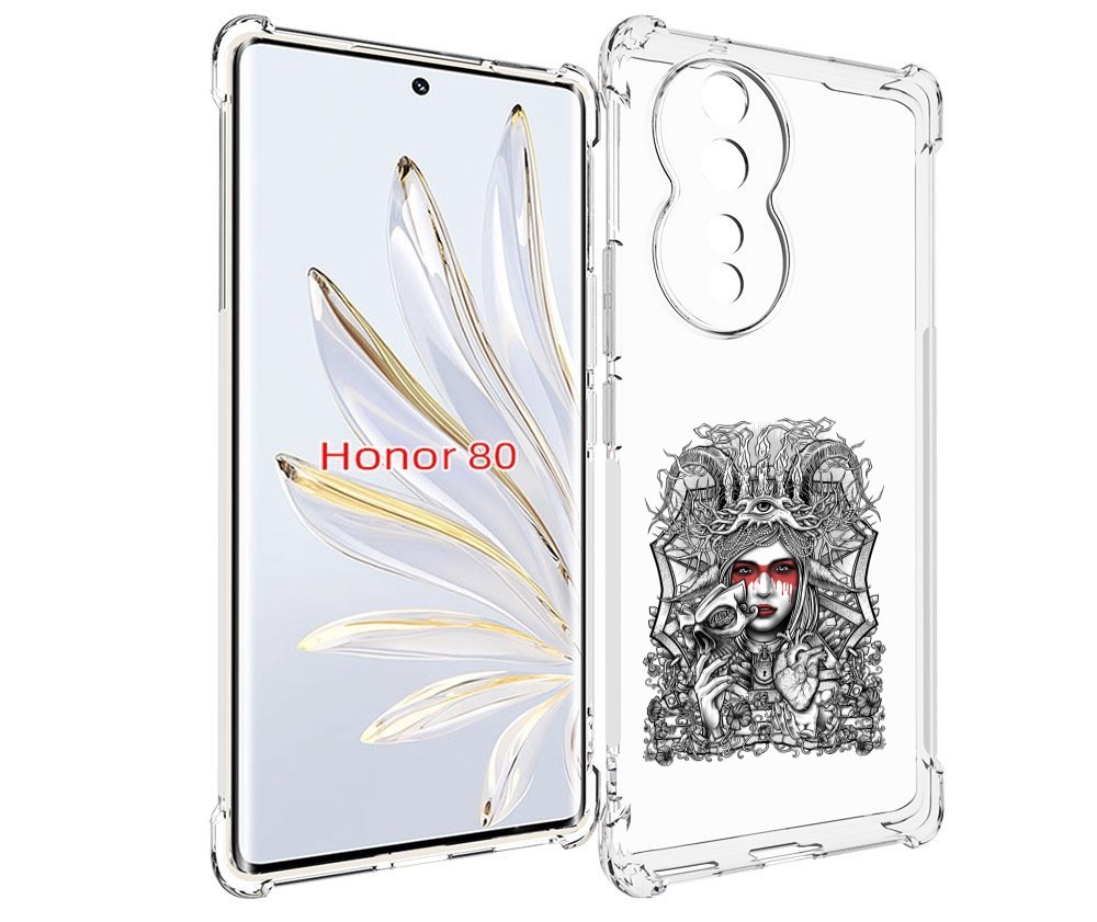 

Чехол MyPads грусная девушка для Honor 80, Прозрачный, Tocco