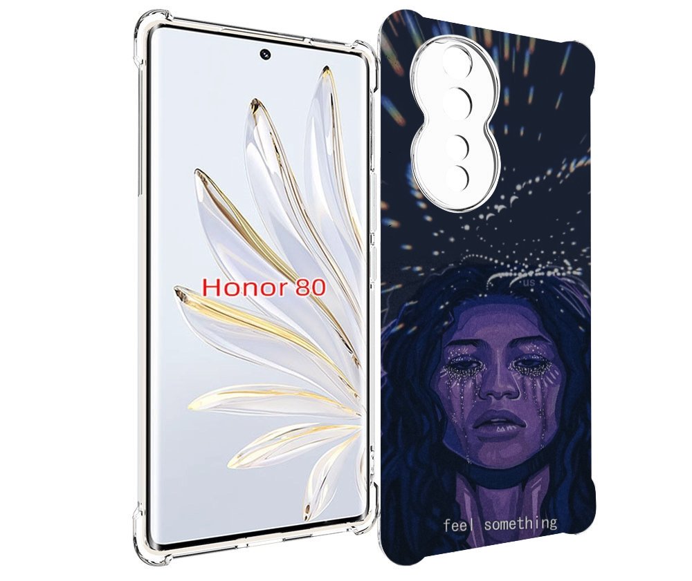 

Чехол MyPads чувствую себя непонятно женский для Honor 80, Прозрачный, Tocco