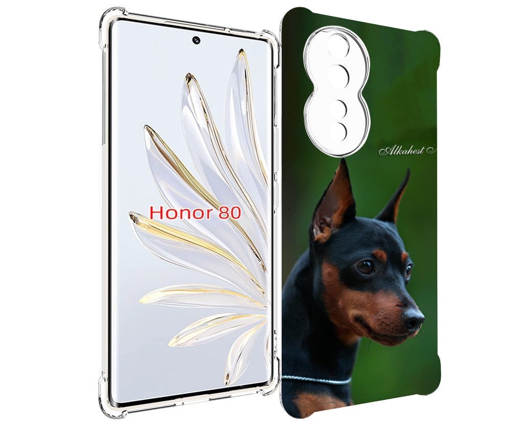 

Чехол MyPads цвергпинчер черпинчер для Honor 80, Прозрачный, Tocco