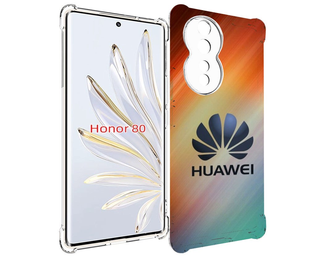 

Чехол MyPads хуавей на фоне сияния для Honor 80, Прозрачный, Tocco