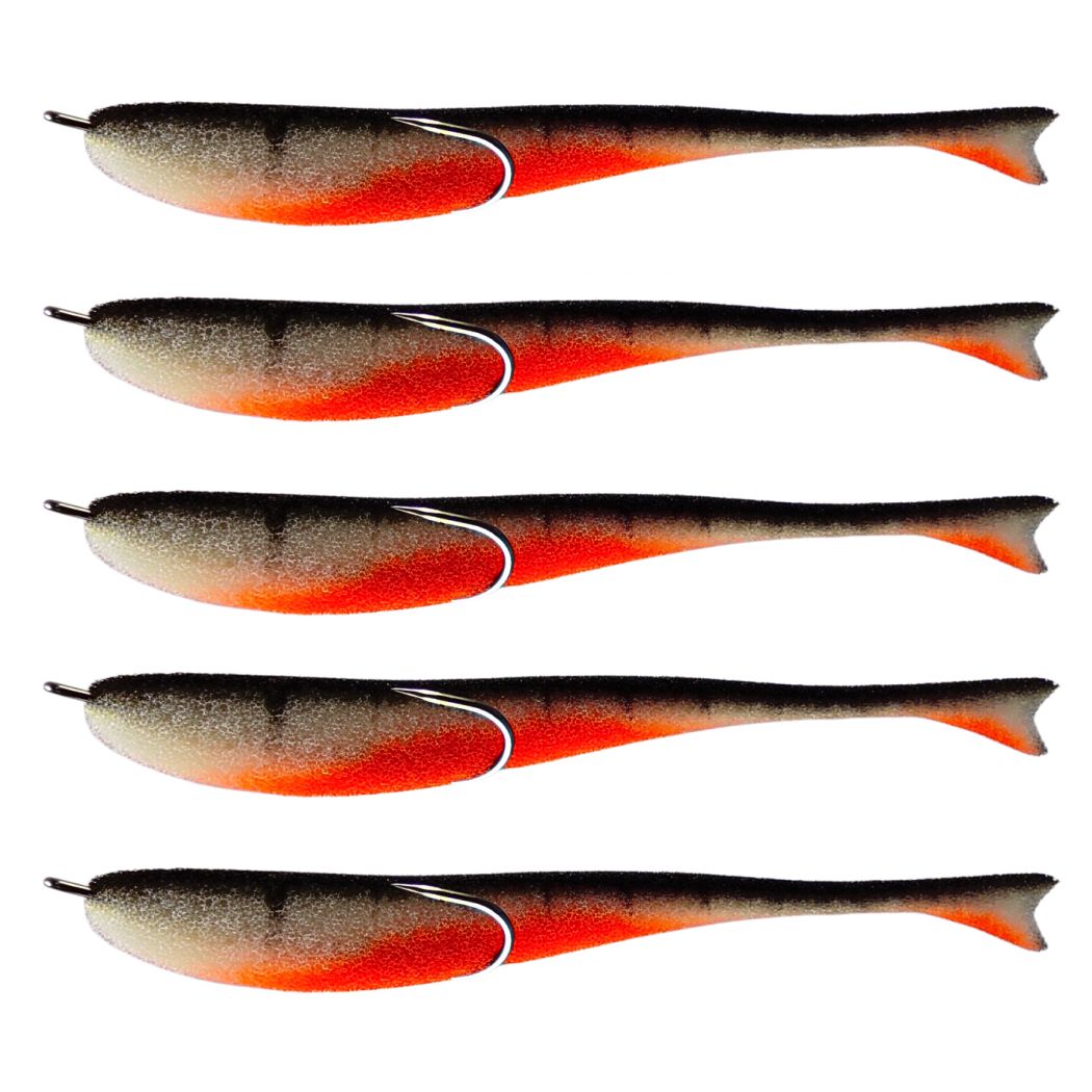 Поролоновая рыбка Jig It 88 мм на двойнике цвет 104 5 шт