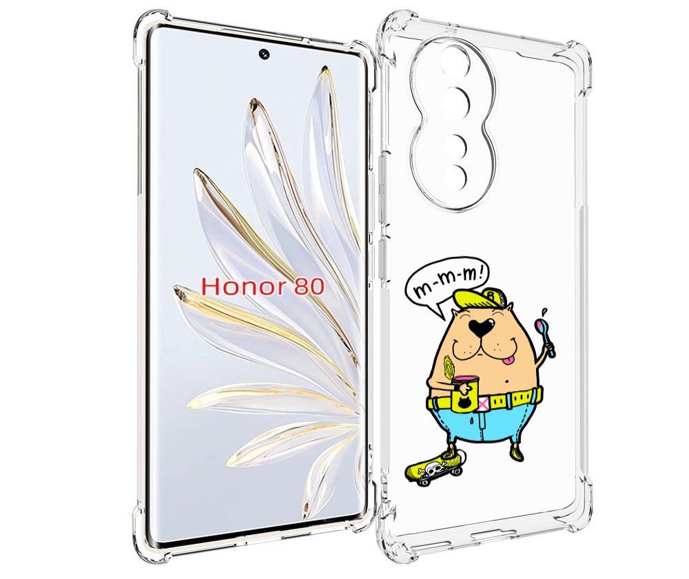

Чехол MyPads Бобр для Honor 80, Прозрачный, Tocco