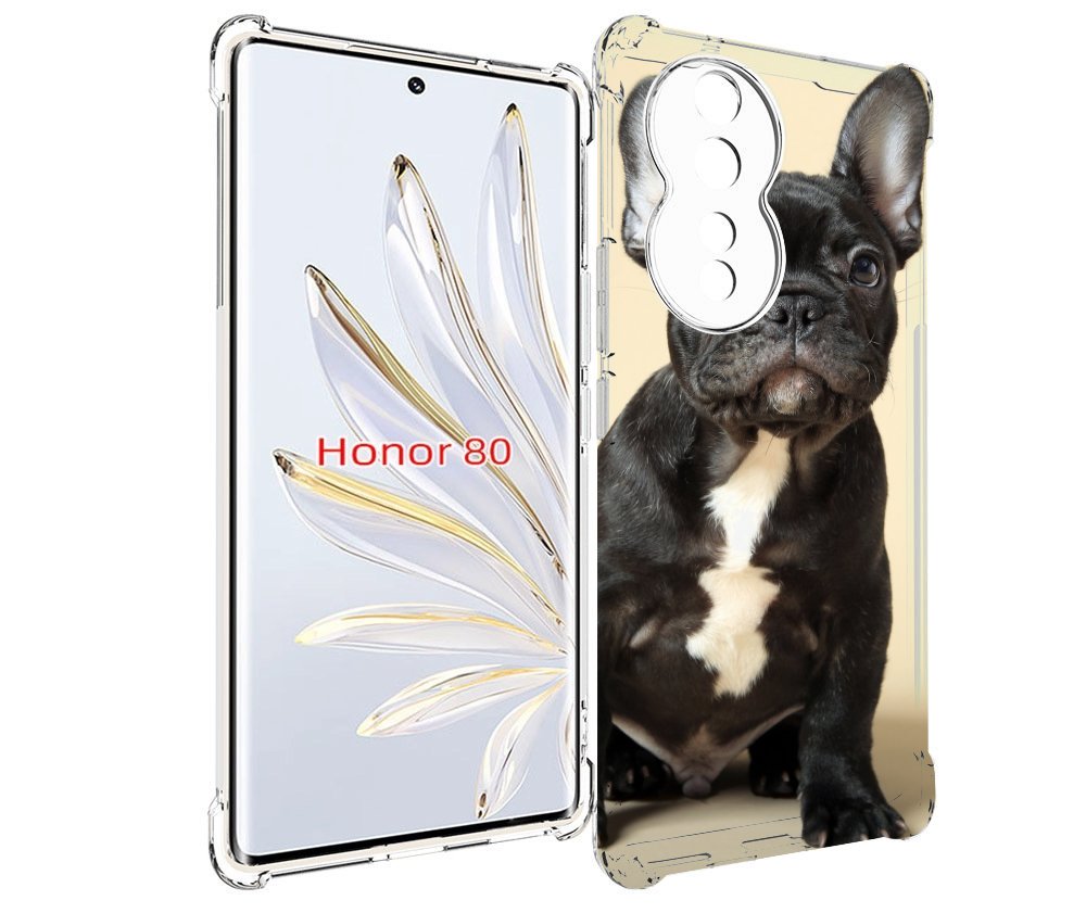 

Чехол MyPads французскии бульдог для Honor 80, Прозрачный, Tocco