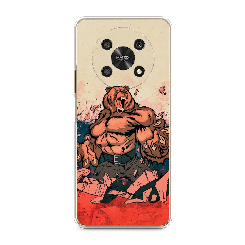 

Чехол Awog "Медведь с флагом РФ" для Honor x30