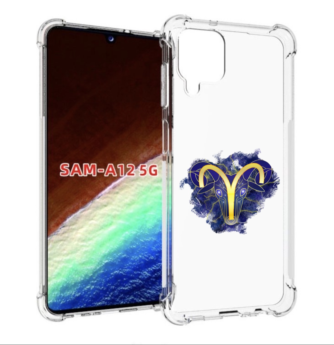 

Чехол MyPads знак-зодиака-овен-8 для Samsung Galaxy A12 (SM-A125F) 2020/21, Прозрачный, Tocco