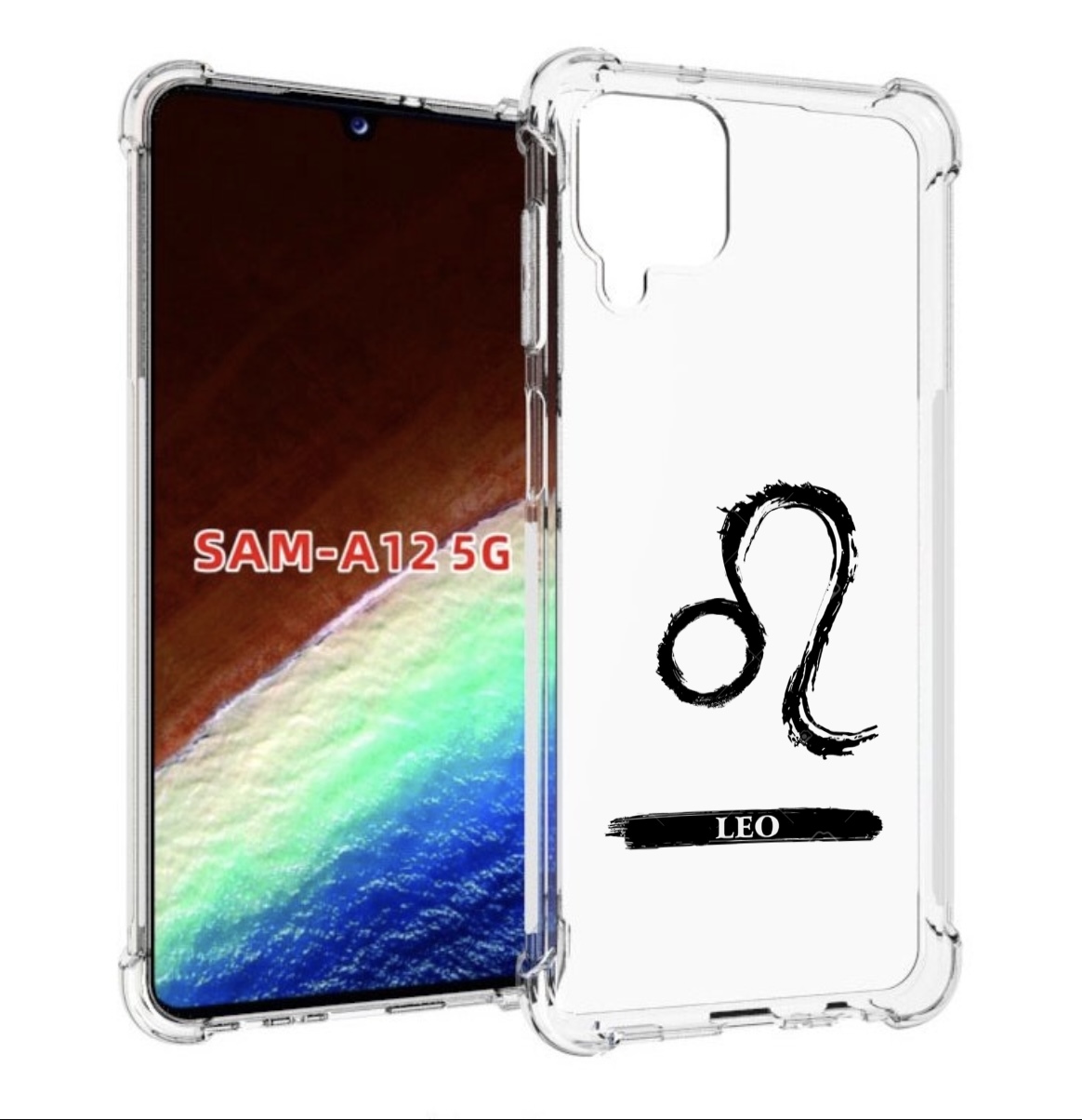 

Чехол MyPads знак-зодиака-лев-7 для Samsung Galaxy A12 (SM-A125F) 2020/21, Прозрачный, Tocco