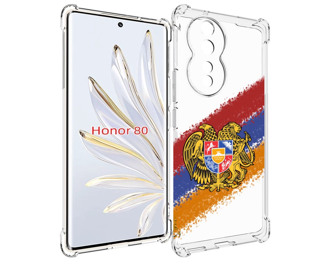 

Чехол MyPads флаг герб Армении для Honor 80, Прозрачный, Tocco