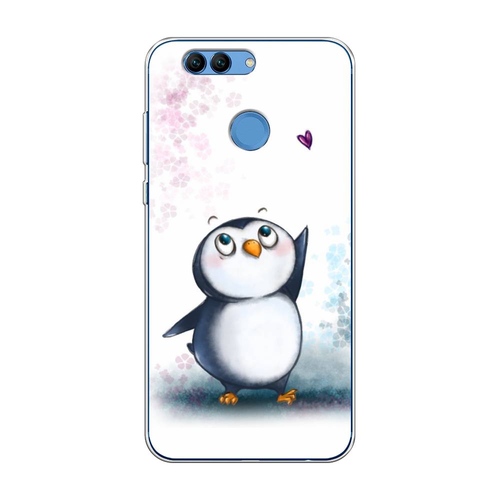 

Чехол Awog на Huawei Nova 2 "Пингвин и сердечко", Разноцветный, 62950-1