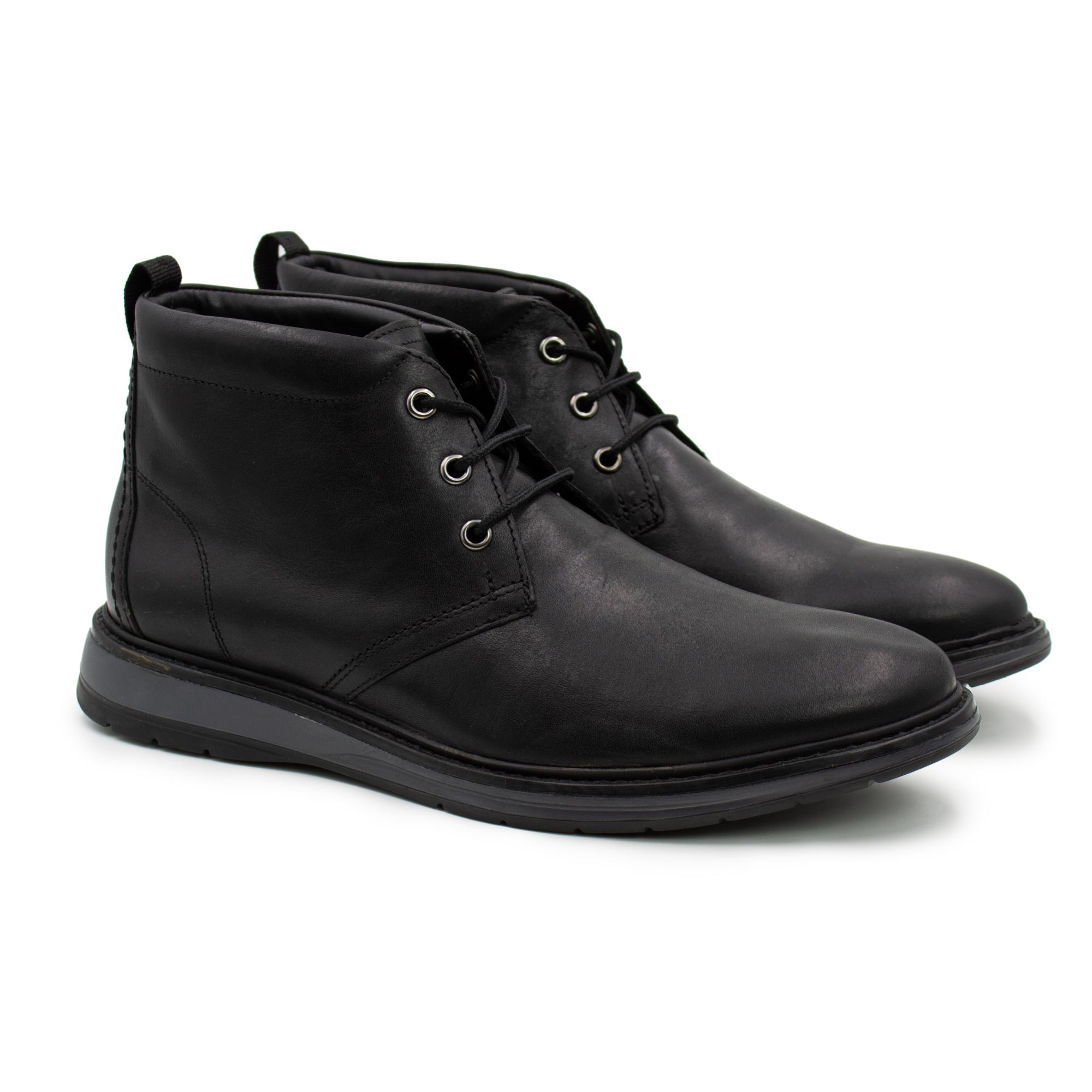 

Ботинки мужские Clarks ChantryDesert 26162247 черные 45 EU, ChantryDesert 26162247