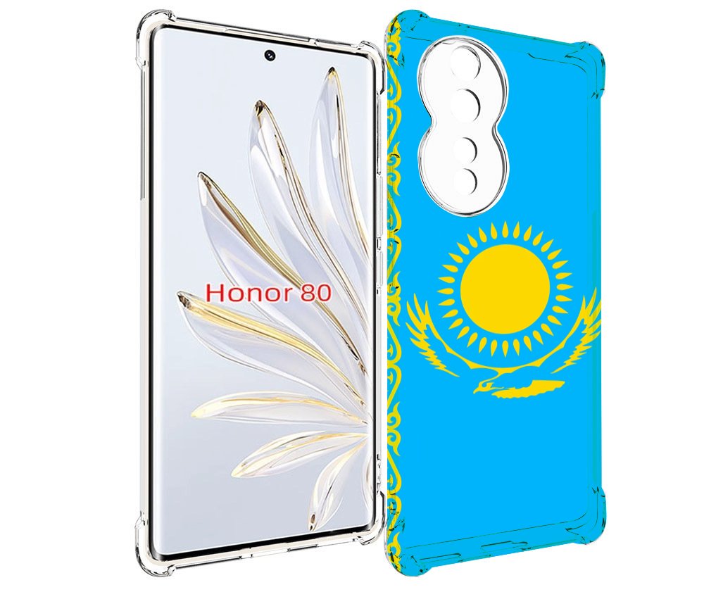 

Чехол MyPads флаг Казахстана-1 для Honor 80, Прозрачный, Tocco