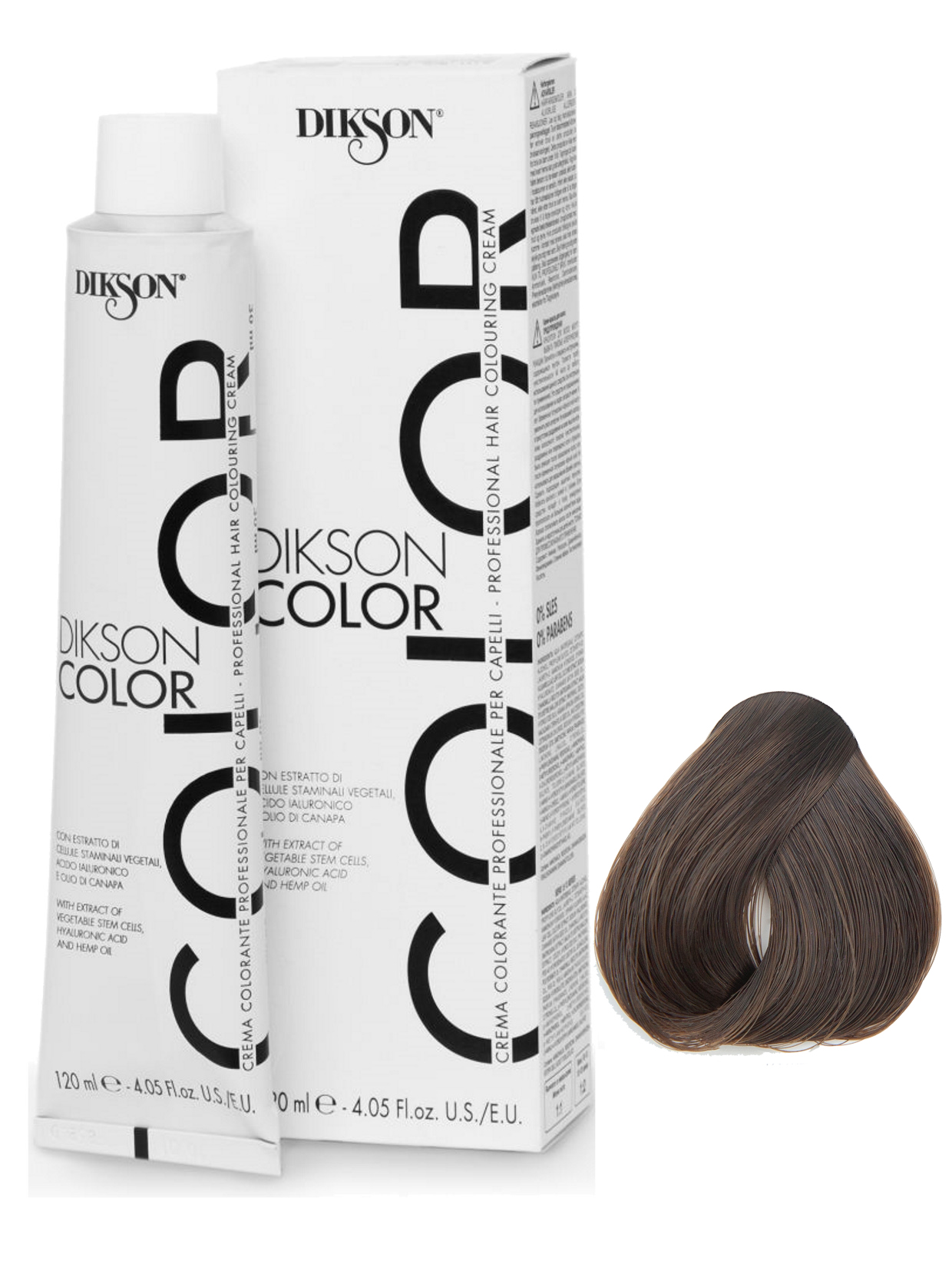 Купить Крем-краска Dikson, COLOR для окрашивания волос 4.0 каштановый 120 мл