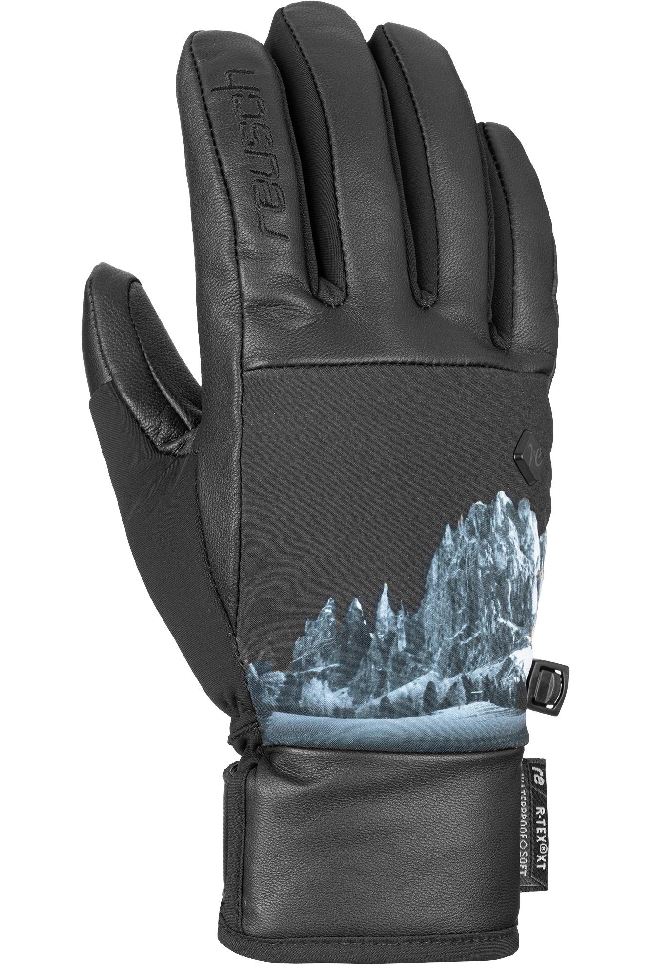 

Перчатки Reusch Giorgia R-Tex Xt Black/Mountain (Inch (Дюйм):6,5) 2021-22, Синий;черный, Giorgia R-Tex Xt