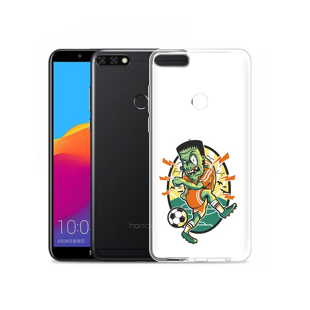

Чехол MyPads Tocco для Honor 7C Pro зомби футболист (PT113786.47.368), Прозрачный, Tocco