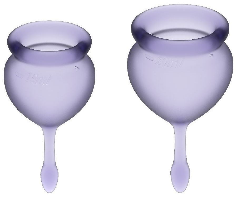 Набор менструальных чаш Feel good Menstrual Cup (фиолетовые)