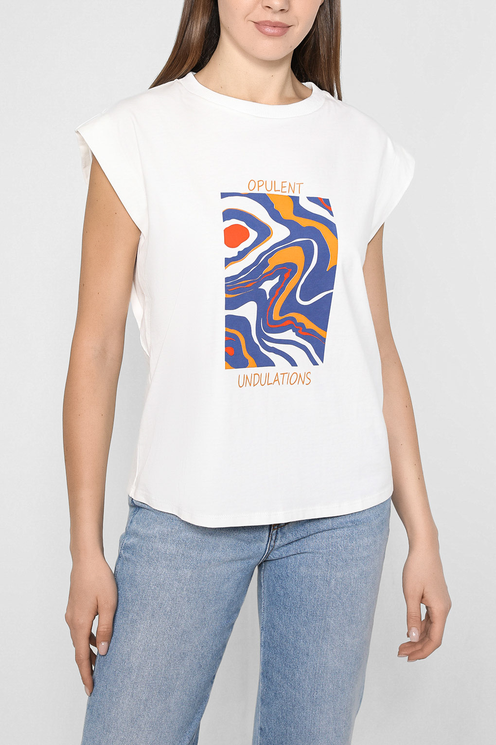 

Футболка женская Perspective 22570070 белая L, 22570070