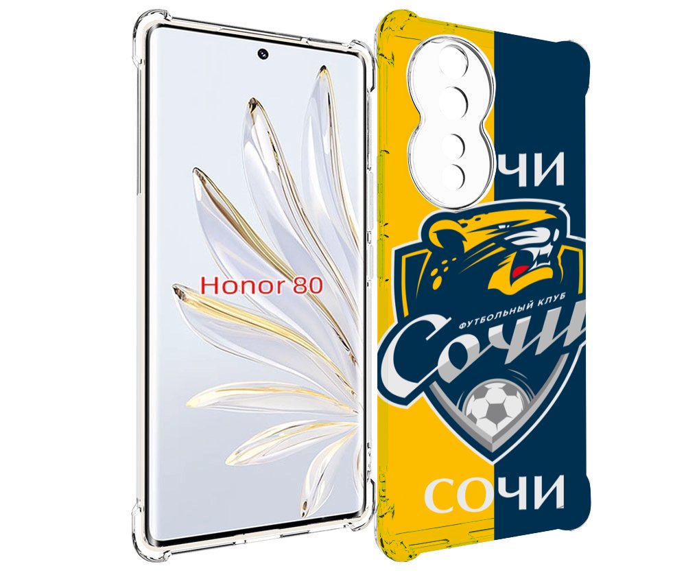 

Чехол MyPads фк сочи для Honor 80, Прозрачный, Tocco