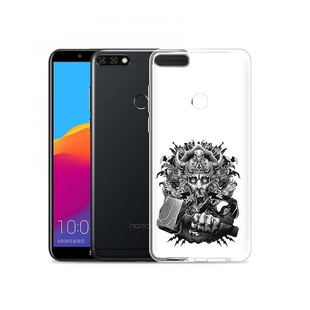 

Чехол MyPads Tocco для Honor 7C Pro злой тор (PT113786.47.363), Прозрачный, Tocco